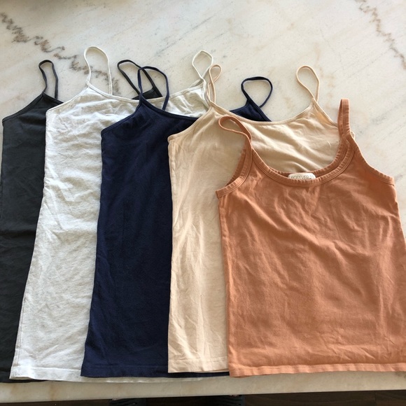 *Bundle* 6 Tank Tops Skinny Strapped - Picture 1 of 12
